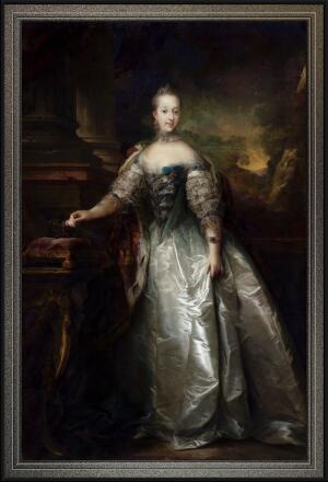 Drottning Juliana Maria Queen of Denmark by Carl Gustaf Pilo